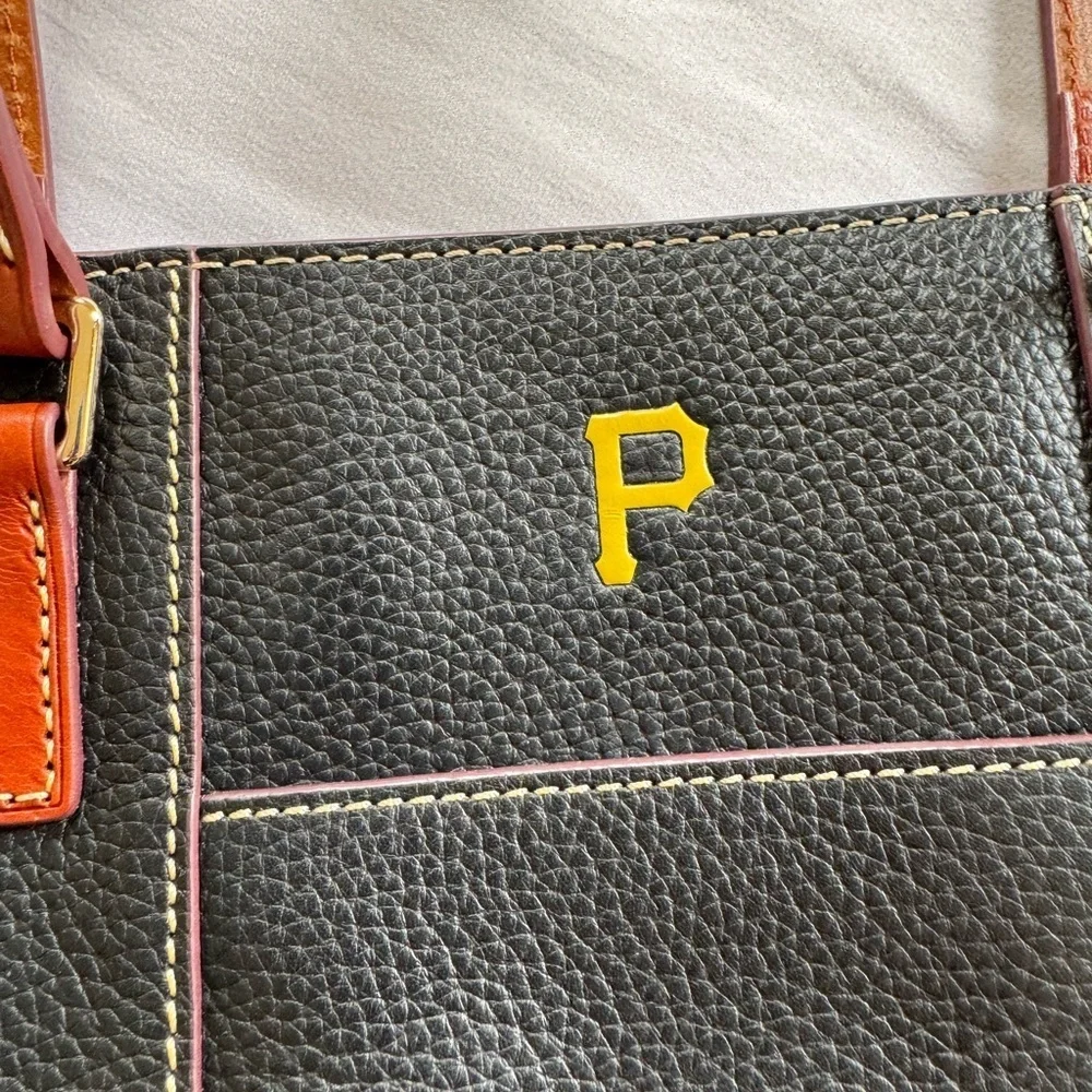 Dooney & Bourke Medium Lexington Shopper Women's Tote Black Pittsburgh Pirates - Picture 4 of 10